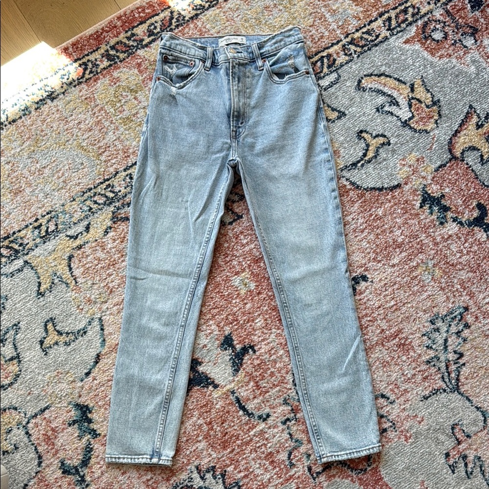 Light Blue High-Waisted Jeans